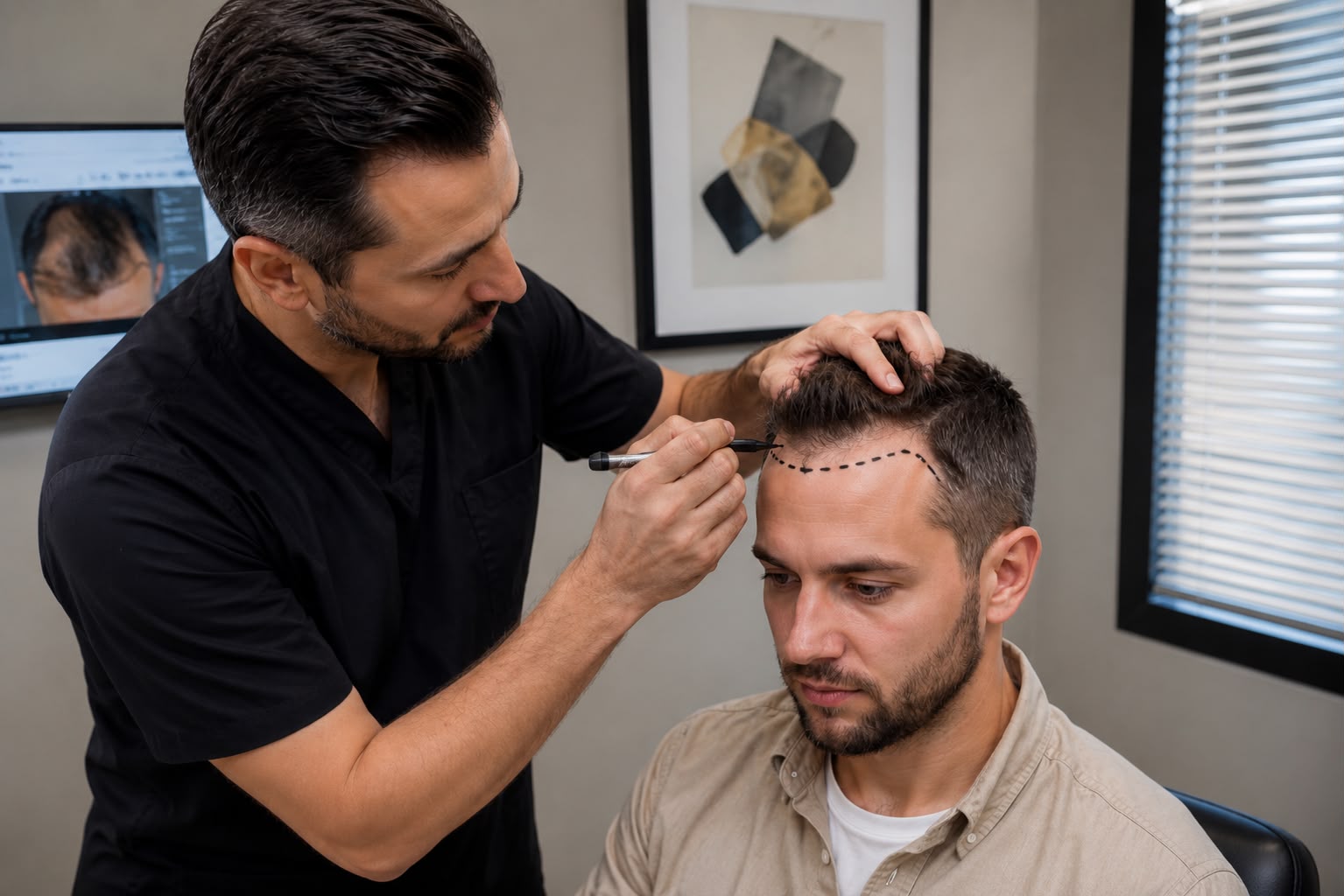 Hair restoration clinic on the Turkish Aegean Coast
